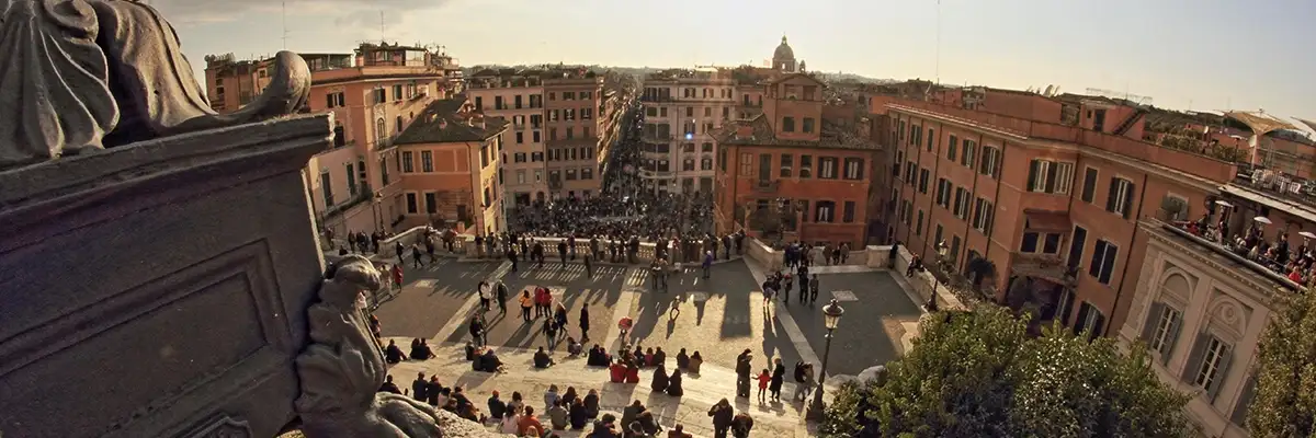 Año Nuevo en Piazza di Spagna de Roma
